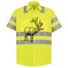 Men's High Visibility Safety Short Sleeve Work Shirt Thumbnail