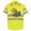 Men's High Visibility Safety Short Sleeve Work Shirt Thumbnail
