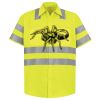 Men's High Visibility Safety Short Sleeve Work Shirt Thumbnail