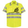 Men's High Visibility Safety Short Sleeve Work Shirt Thumbnail