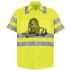 Men's High Visibility Safety Short Sleeve Work Shirt Thumbnail