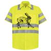 Men's High Visibility Safety Short Sleeve Work Shirt Thumbnail