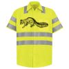 Men's High Visibility Safety Short Sleeve Work Shirt Thumbnail