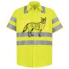 Men's High Visibility Safety Short Sleeve Work Shirt Thumbnail