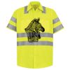 Men's High Visibility Safety Short Sleeve Work Shirt Thumbnail