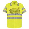 Men's High Visibility Safety Short Sleeve Work Shirt Thumbnail