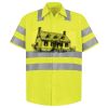 Men's High Visibility Safety Short Sleeve Work Shirt Thumbnail