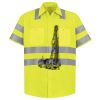 Men's High Visibility Safety Short Sleeve Work Shirt Thumbnail