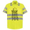 Men's High Visibility Safety Short Sleeve Work Shirt Thumbnail