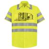 Men's High Visibility Safety Short Sleeve Work Shirt Thumbnail