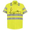 Men's High Visibility Safety Short Sleeve Work Shirt Thumbnail