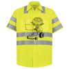 Men's High Visibility Safety Short Sleeve Work Shirt Thumbnail
