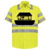 Men's High Visibility Safety Short Sleeve Work Shirt Thumbnail