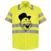 Men's High Visibility Safety Short Sleeve Work Shirt Thumbnail