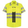 Men's High Visibility Safety Short Sleeve Work Shirt Thumbnail