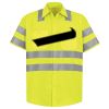 Men's High Visibility Safety Short Sleeve Work Shirt Thumbnail