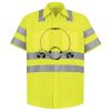 Men's High Visibility Safety Short Sleeve Work Shirt Thumbnail