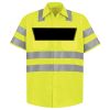 Men's High Visibility Safety Short Sleeve Work Shirt Thumbnail