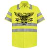 Men's High Visibility Safety Short Sleeve Work Shirt Thumbnail