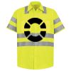 Men's High Visibility Safety Short Sleeve Work Shirt Thumbnail