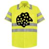 Men's High Visibility Safety Short Sleeve Work Shirt Thumbnail