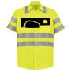 Men's High Visibility Safety Short Sleeve Work Shirt Thumbnail