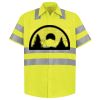 Men's High Visibility Safety Short Sleeve Work Shirt Thumbnail