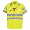 Men's High Visibility Safety Short Sleeve Work Shirt Thumbnail