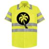 Men's High Visibility Safety Short Sleeve Work Shirt Thumbnail