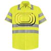 Men's High Visibility Safety Short Sleeve Work Shirt Thumbnail