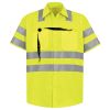 Men's High Visibility Safety Short Sleeve Work Shirt Thumbnail