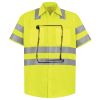 Men's High Visibility Safety Short Sleeve Work Shirt Thumbnail