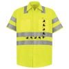 Men's High Visibility Safety Short Sleeve Work Shirt Thumbnail