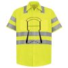 Men's High Visibility Safety Short Sleeve Work Shirt Thumbnail