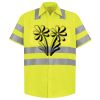 Men's High Visibility Safety Short Sleeve Work Shirt Thumbnail