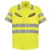 Men's High Visibility Safety Short Sleeve Work Shirt Thumbnail