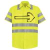 Men's High Visibility Safety Short Sleeve Work Shirt Thumbnail