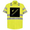 Men's High Visibility Safety Short Sleeve Work Shirt Thumbnail