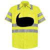 Men's High Visibility Safety Short Sleeve Work Shirt Thumbnail
