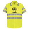 Men's High Visibility Safety Short Sleeve Work Shirt Thumbnail