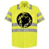 Men's High Visibility Safety Short Sleeve Work Shirt Thumbnail