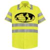 Men's High Visibility Safety Short Sleeve Work Shirt Thumbnail