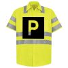 Men's High Visibility Safety Short Sleeve Work Shirt Thumbnail