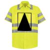Men's High Visibility Safety Short Sleeve Work Shirt Thumbnail
