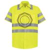 Men's High Visibility Safety Short Sleeve Work Shirt Thumbnail