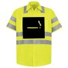 Men's High Visibility Safety Short Sleeve Work Shirt Thumbnail