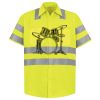 Men's High Visibility Safety Short Sleeve Work Shirt Thumbnail