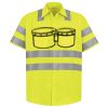 Men's High Visibility Safety Short Sleeve Work Shirt Thumbnail