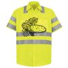 Men's High Visibility Safety Short Sleeve Work Shirt Thumbnail