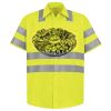 Men's High Visibility Safety Short Sleeve Work Shirt Thumbnail